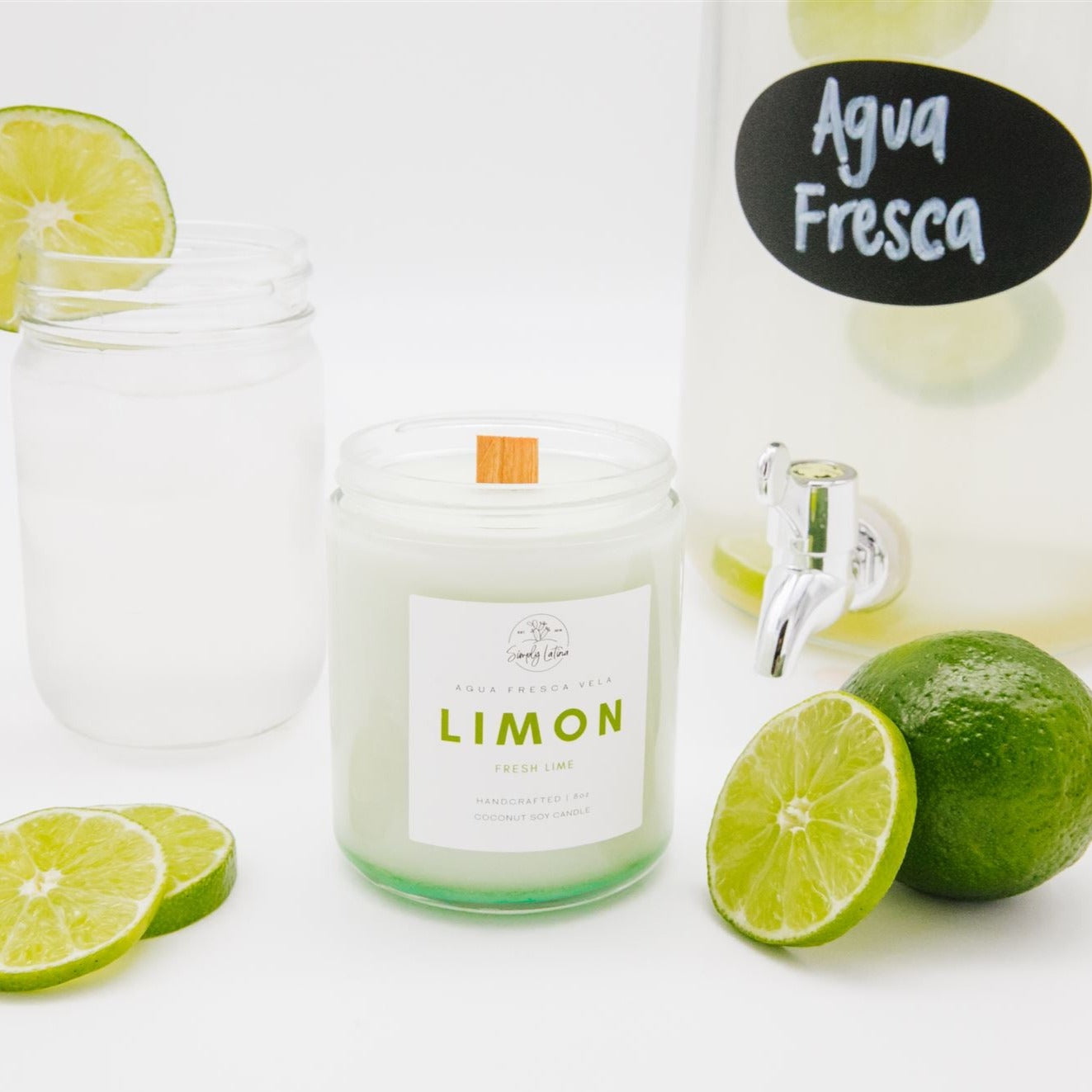 Limon Agua Fresca 8oz Candle