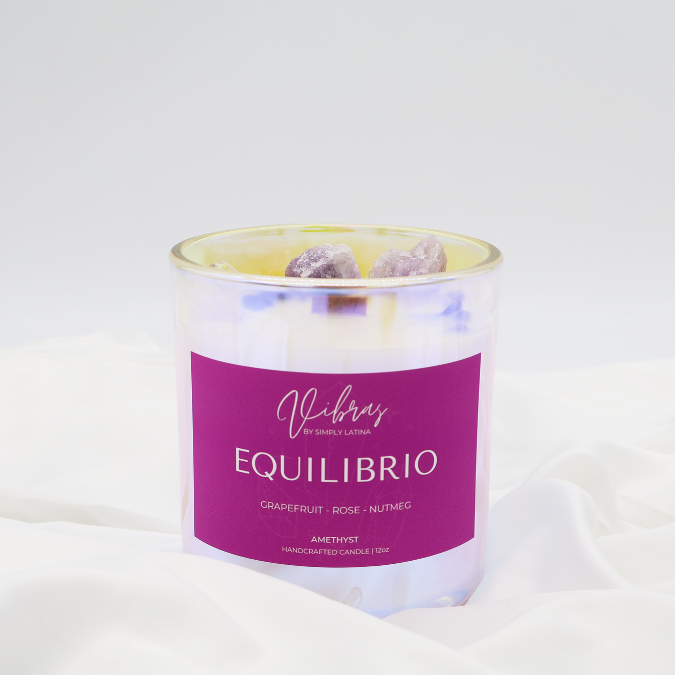 Equilibrio Crystal Candle 12oz